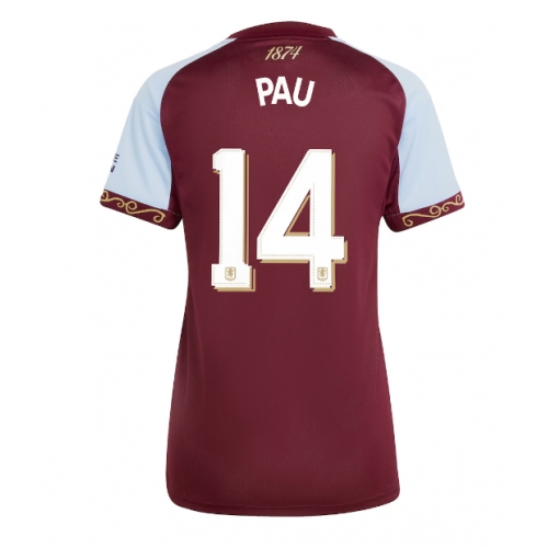 Billige Fotballdrakt Aston Villa Pau Torres #14 Replika Hjemmedrakt Dame 2025-26 Kortermet Billige Fotballdrakt Aston Villa Pau Torres #14 Replika Hjemmedrakt Dame 2025-26 Kortermet